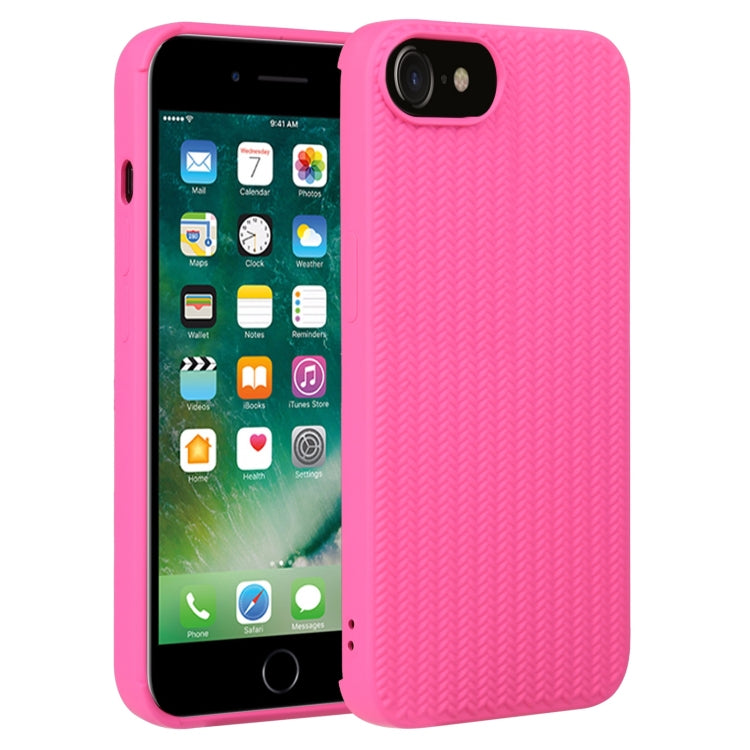 Weave Texture Silicone Phone Case, For iPhone XS Max, For iPhone SE 2022 / SE 2020 / 7 / 8