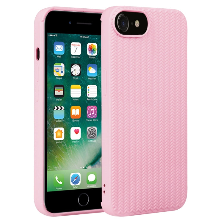 Weave Texture Silicone Phone Case, For iPhone XS Max, For iPhone SE 2022 / SE 2020 / 7 / 8