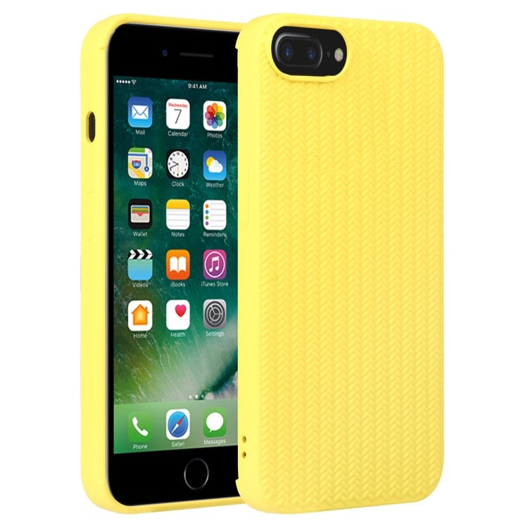 Weave Texture Silicone Phone Case, For iPhone 7 Plus / 8 Plus