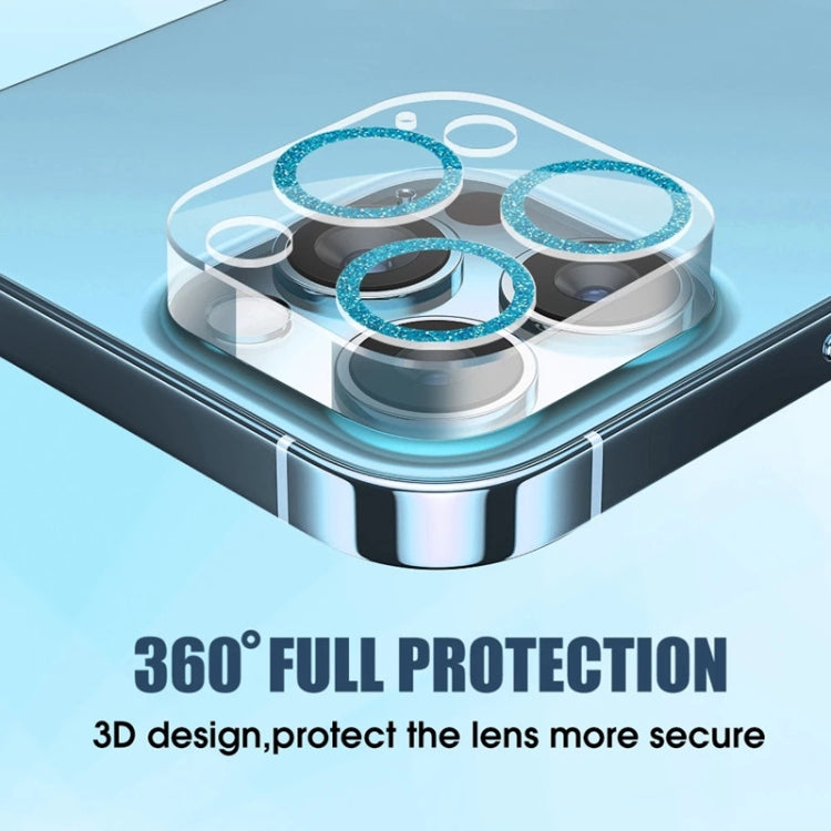 Tempered Glass Glitter CD Texture Back Camera Film, For iPhone 14 / 14 Plus (1 PC), For iPhone 14 Pro Max / 14 Pro (1 PC)