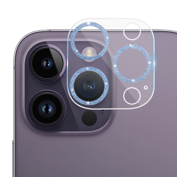 Tempered Glass Glitter CD Texture Back Camera Film, For iPhone 14 / 14 Plus (1 PC), For iPhone 14 Pro Max / 14 Pro (1 PC)