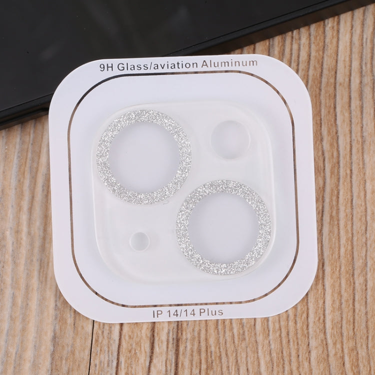 50pcs Tempered Glass Glitter CD Texture Back Camera Film
