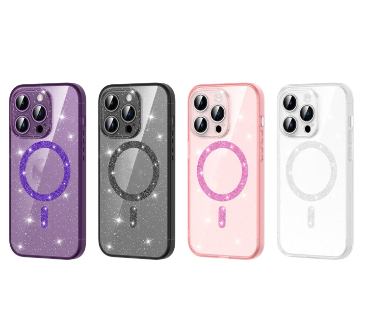 Magsafe Glitter Shockproof Phone Case, For iPhone 14 Pro Max, For iPhone 14 Pro, For iPhone 14 Plus, For iPhone 14, For iPhone 13 Pro Max, For iPhone 13 Pro, For iPhone 13, For iPhone 12 Pro Max, For iPhone 12 Pro, For iPhone 12