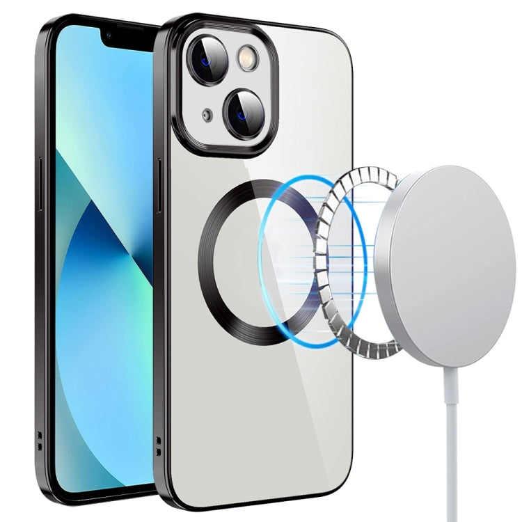 Electroplating MagSafe TPU Phone Case with Lens Film, For iPhone 14, For iPhone 14 Pro, For iPhone 14 Plus