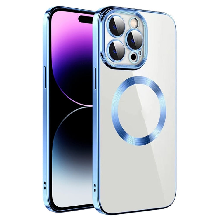 Electroplating MagSafe TPU Phone Case with Lens Film, For iPhone 14, For iPhone 14 Pro, For iPhone 14 Plus