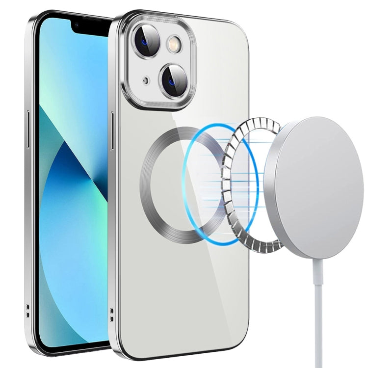 Electroplating MagSafe TPU Phone Case with Lens Film, For iPhone 14, For iPhone 14 Pro, For iPhone 14 Plus