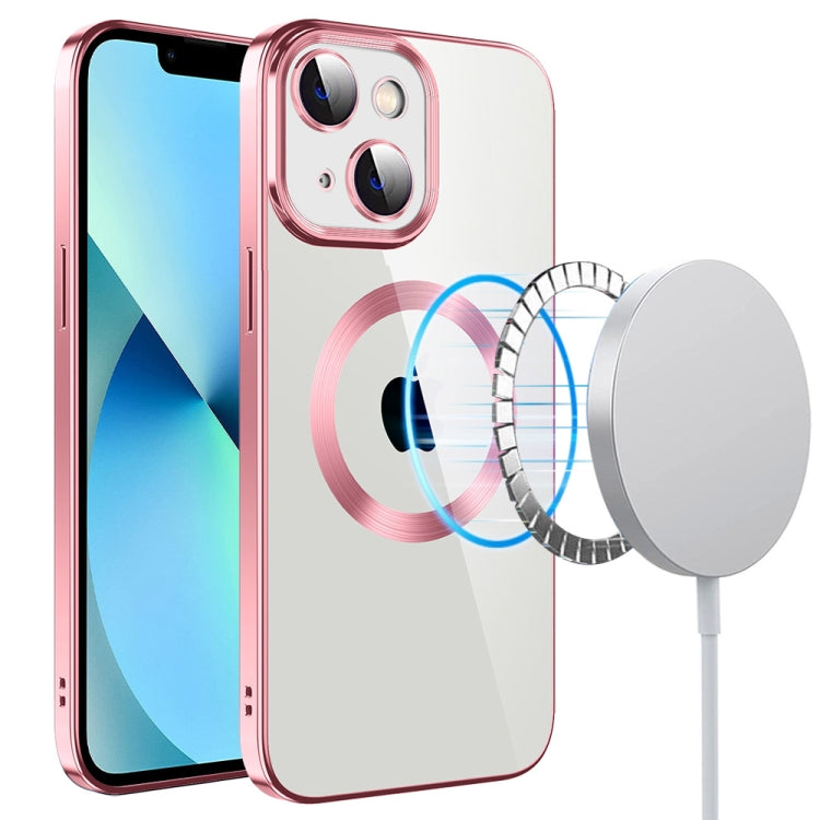 Electroplating MagSafe TPU Phone Case with Lens Film, For iPhone 14 Pro Max, For iPhone 13, For iPhone 13 Pro