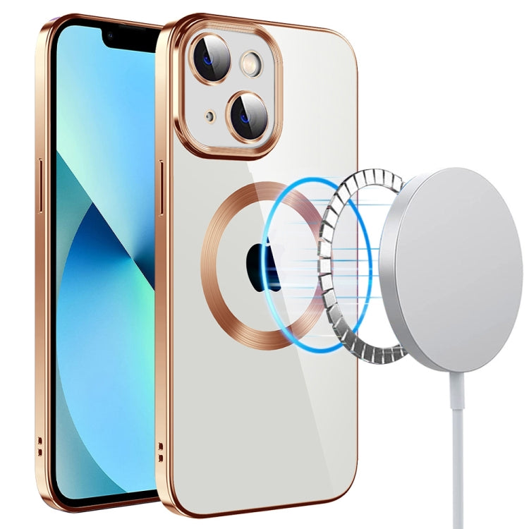 Electroplating MagSafe TPU Phone Case with Lens Film, For iPhone 14 Pro Max, For iPhone 13, For iPhone 13 Pro