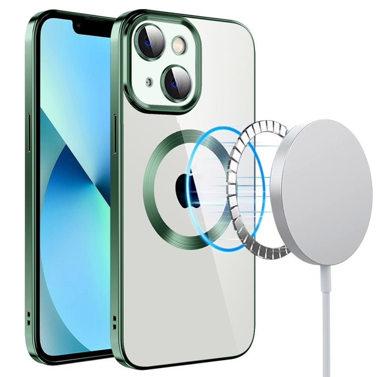 Electroplating MagSafe TPU Phone Case with Lens Film, For iPhone 14 Pro Max, For iPhone 13, For iPhone 13 Pro