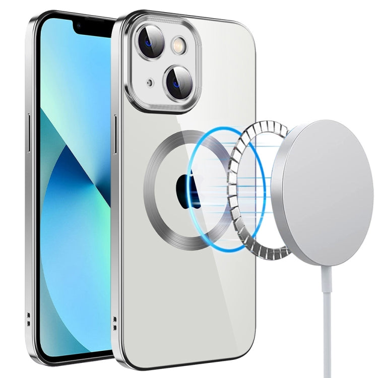 Electroplating MagSafe TPU Phone Case with Lens Film, For iPhone 14 Pro Max, For iPhone 13, For iPhone 13 Pro