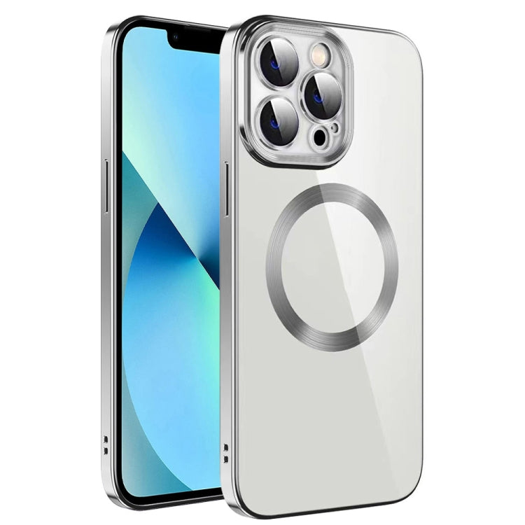 Electroplating MagSafe TPU Phone Case with Lens Film, For iPhone 14 Pro Max, For iPhone 13, For iPhone 13 Pro