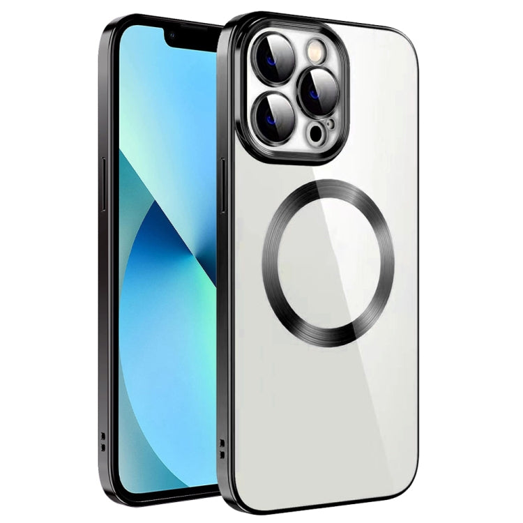 Electroplating MagSafe TPU Phone Case with Lens Film, For iPhone 13 Pro Max, For iPhone 12, For iPhone 12 Pro