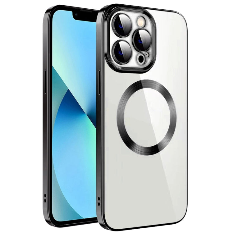 Electroplating MagSafe TPU Phone Case with Lens Film, For iPhone 12 Pro Max