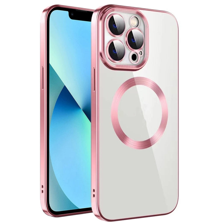 Electroplating MagSafe TPU Phone Case with Lens Film, For iPhone 12 Pro Max