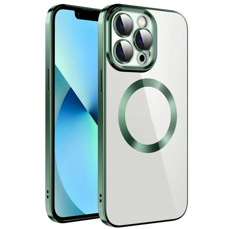 Electroplating MagSafe TPU Phone Case with Lens Film, For iPhone 12 Pro Max