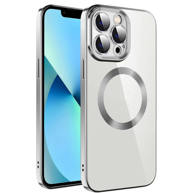Electroplating MagSafe TPU Phone Case with Lens Film, For iPhone 12 Pro Max