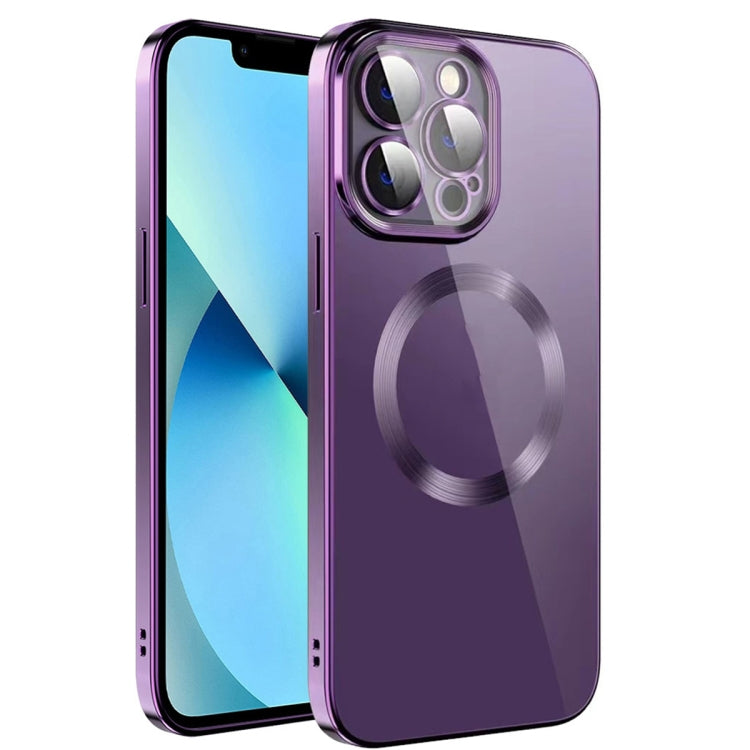 Electroplating MagSafe TPU Phone Case with Lens Film, For iPhone 12 Pro Max