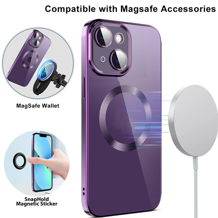 Electroplating MagSafe TPU Phone Case with Lens Film, For iPhone 12 Pro Max