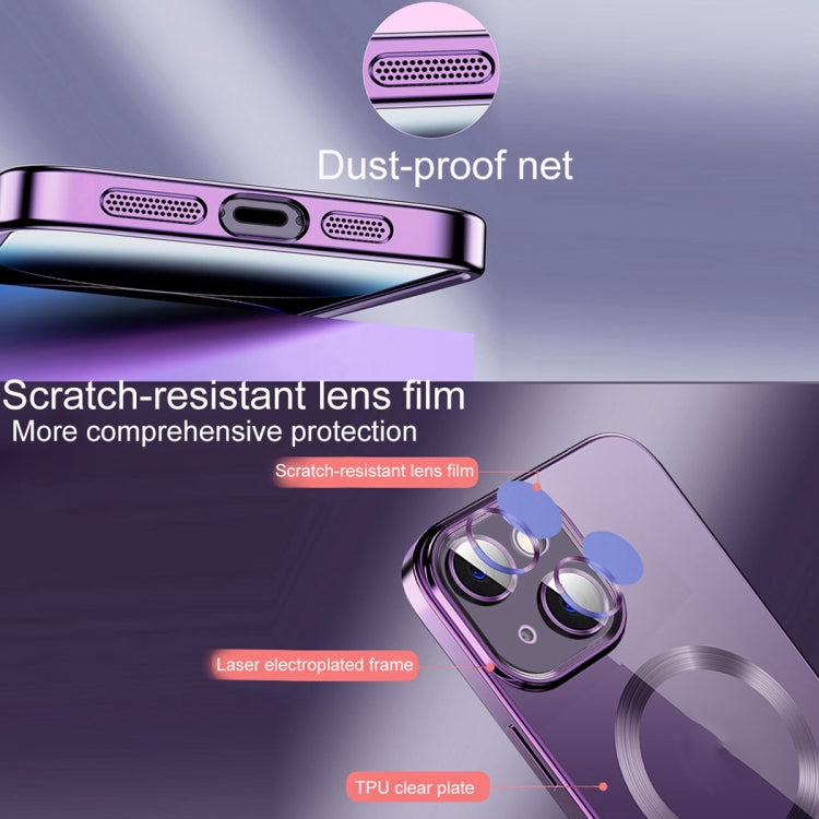 Electroplating MagSafe TPU Phone Case with Lens Film, For iPhone 12 Pro Max