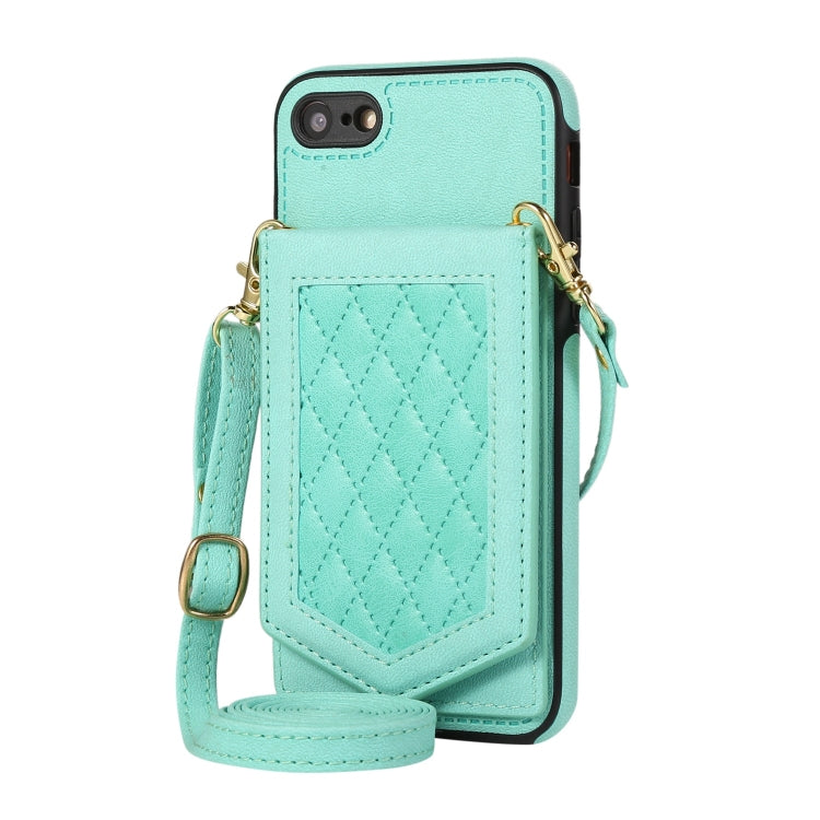 Rhombic Texture RFID Phone Case with Lanyard & Mirror, For iPhone 6s Plus / 6 Plus, For iPhone 6s / 6