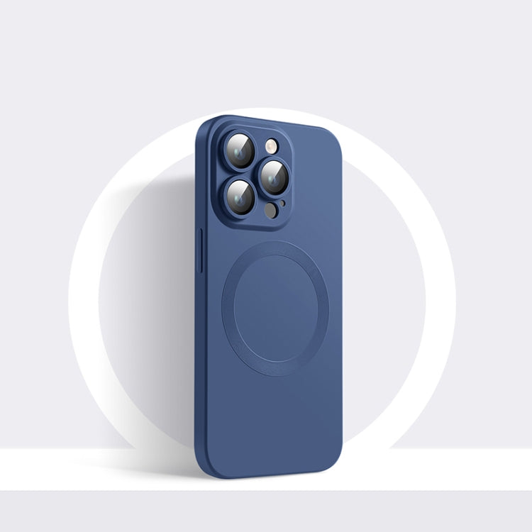 CD Texture MagSafe Liquid Silicone Phone Case, For iPhone 14, For iPhone 14 Plus