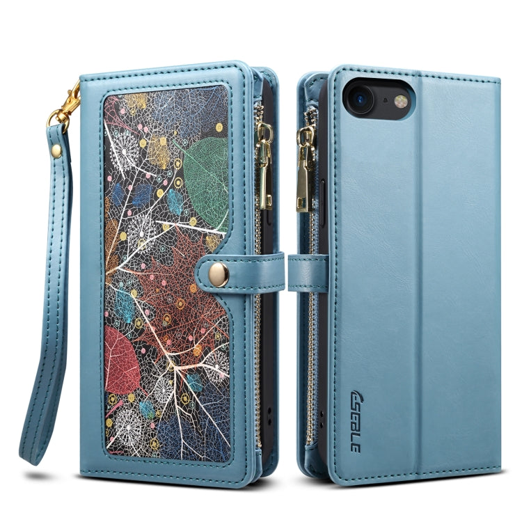 ESEBLE Star Series Lanyard Zipper Wallet RFID Leather Case