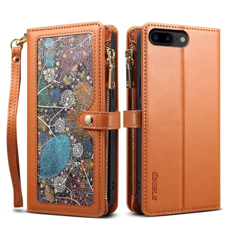 ESEBLE Star Series Lanyard Zipper Wallet RFID Leather Case