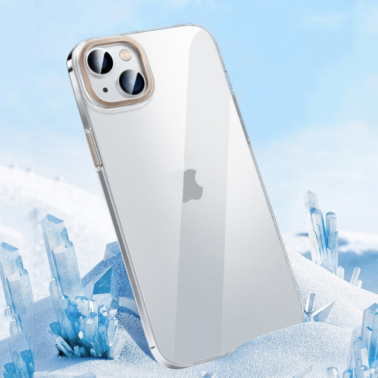 Metal Key Crystal Transparent PC Phone Case, For iPhone 14, For iPhone 14 Plus, For iPhone 14 Pro, For iPhone 14 Pro Max, For iPhone 13, For iPhone 13 Pro