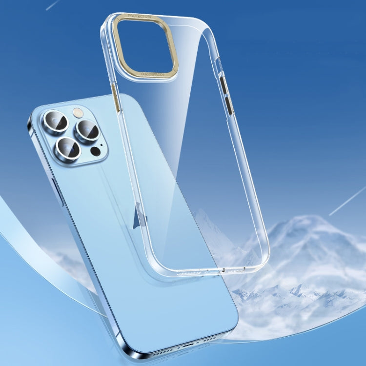 Metal Key Crystal Transparent PC Phone Case, For iPhone 14, For iPhone 14 Plus, For iPhone 14 Pro, For iPhone 14 Pro Max, For iPhone 13, For iPhone 13 Pro