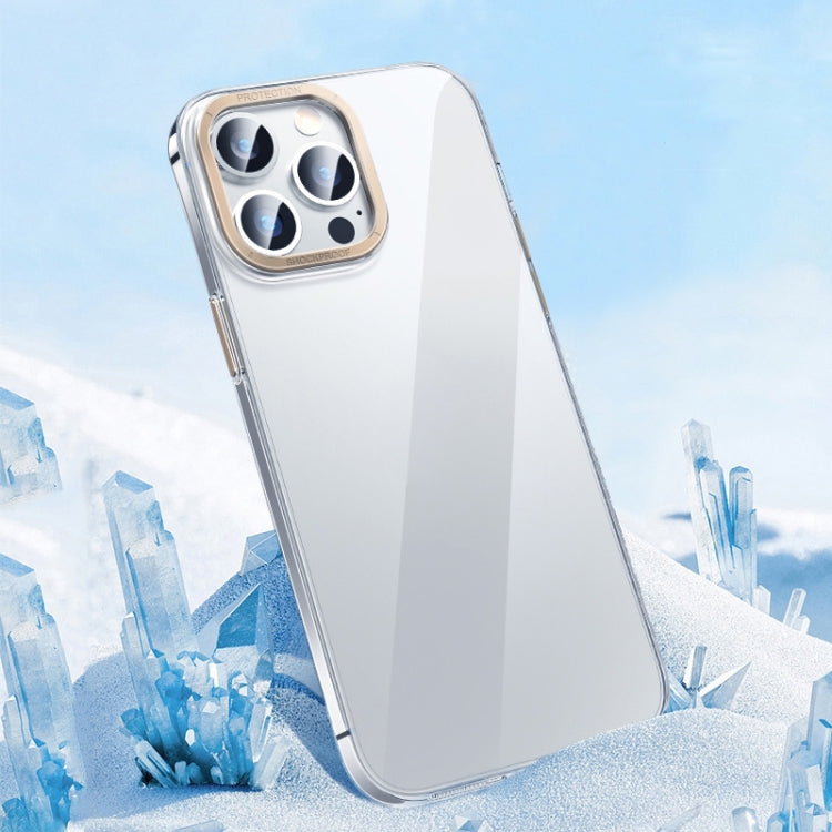 Metal Key Crystal Transparent PC Phone Case, For iPhone 14, For iPhone 14 Plus, For iPhone 14 Pro, For iPhone 14 Pro Max, For iPhone 13, For iPhone 13 Pro