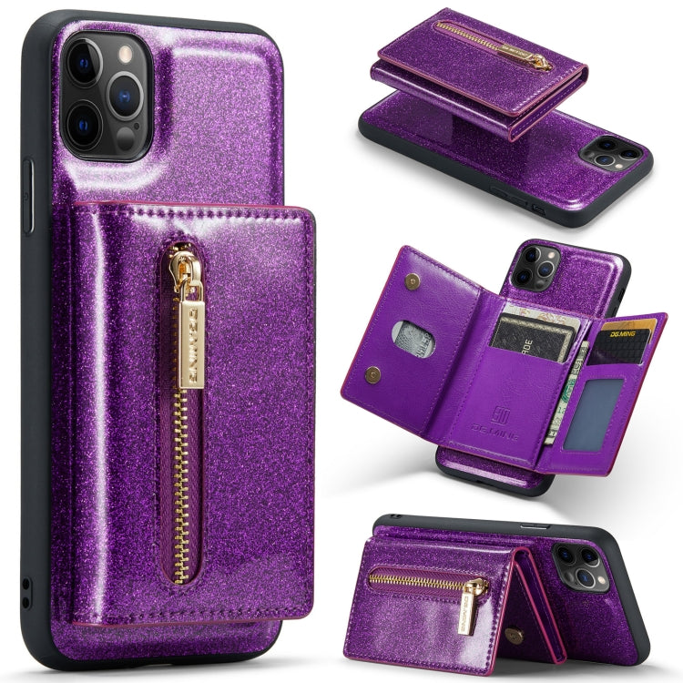 DG.MING M3 Series Glitter Powder Card Bag Leather Case