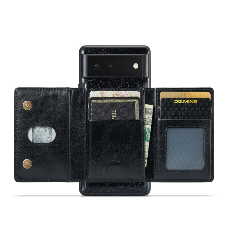 DG.MING M3 Series Glitter Powder Card Bag Leather Case