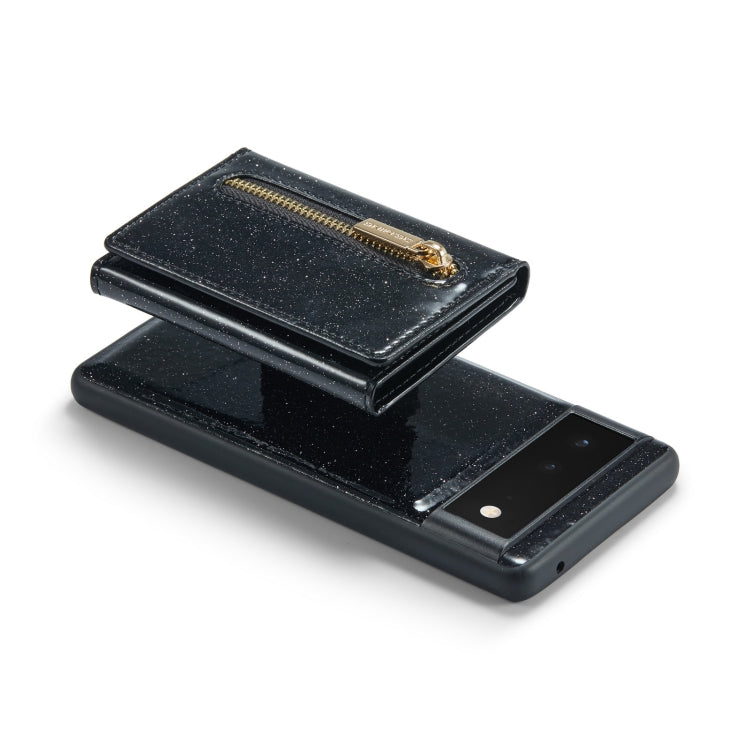 DG.MING M3 Series Glitter Powder Card Bag Leather Case