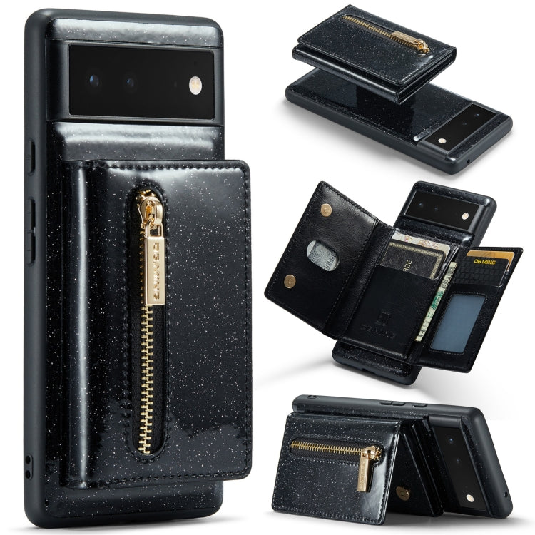 DG.MING M3 Series Glitter Powder Card Bag Leather Case