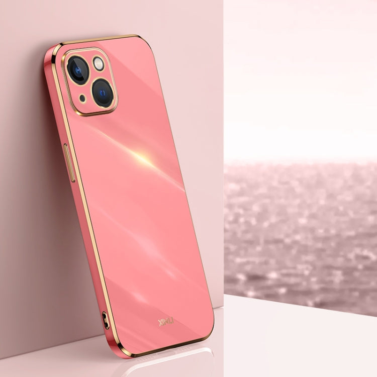 XINLI Straight Edge 6D Electroplate TPU Phone Case