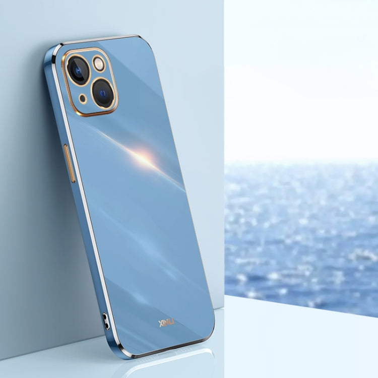 XINLI Straight Edge 6D Electroplate TPU Phone Case