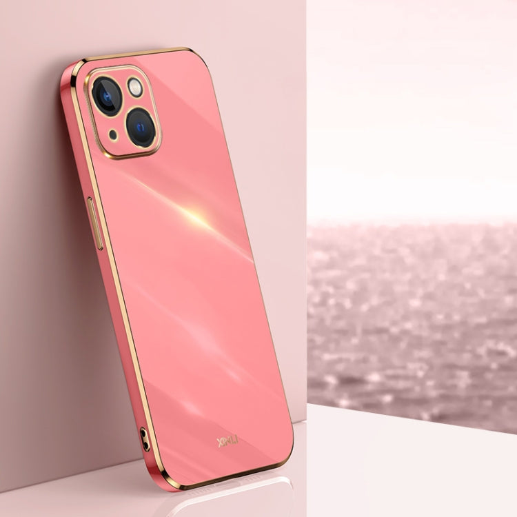 XINLI Straight Edge 6D Electroplate TPU Phone Case