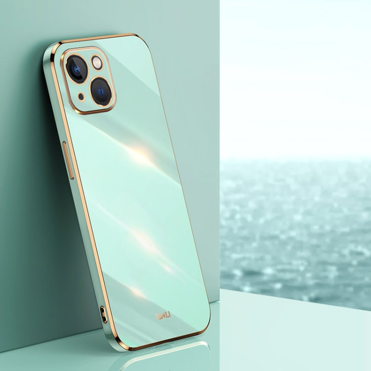 XINLI Straight Edge 6D Electroplate TPU Phone Case