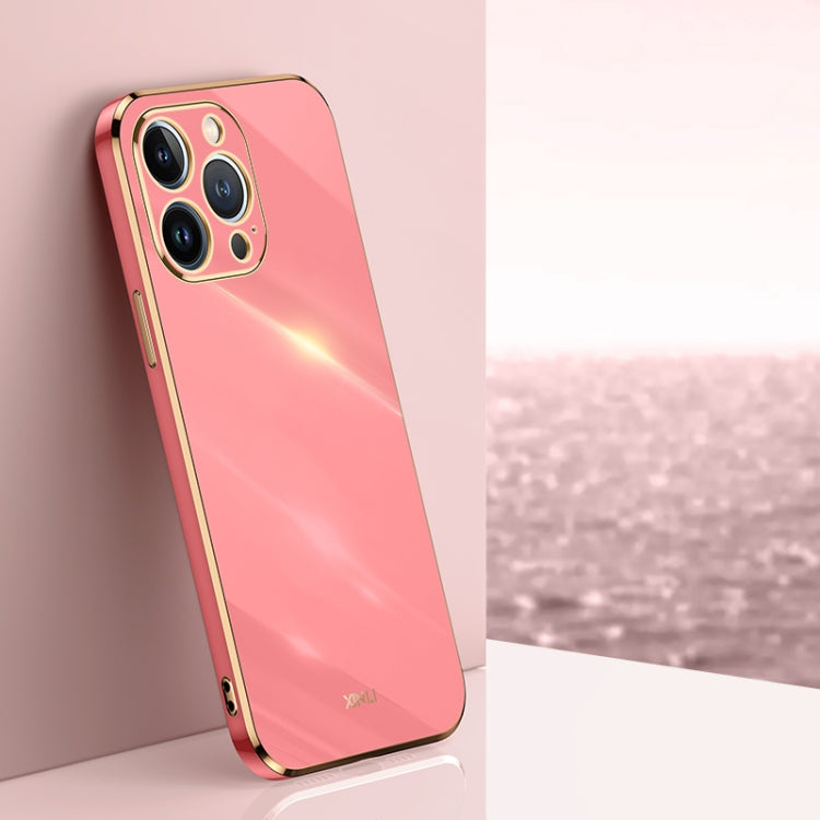 XINLI Straight Edge 6D Electroplate TPU Phone Case