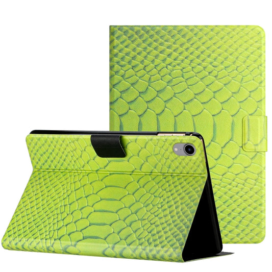 Solid Color Crocodile Texture Leather Smart Tablet Case, For iPad mini 2024 / mini 6, For iPad mini 5/4/3/2/1, For Huawei MediaPad M5 lite 10.1, For Lenovo Tab M10