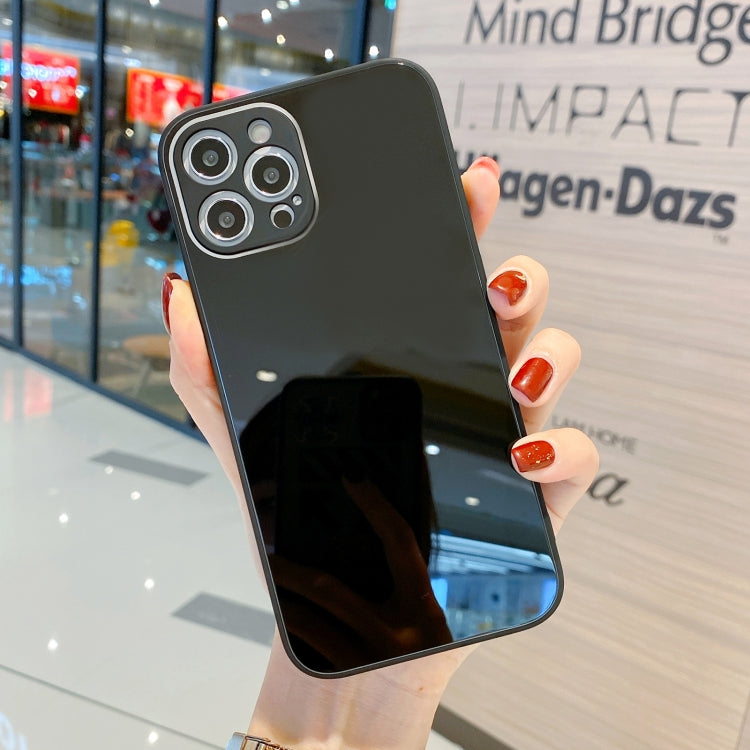 Solid Color Tempered Glass Phone Case, For iPhone 13, For iPhone 12 Pro Max
