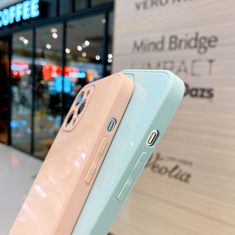 Solid Color Tempered Glass Phone Case, For iPhone 13, For iPhone 12 Pro Max
