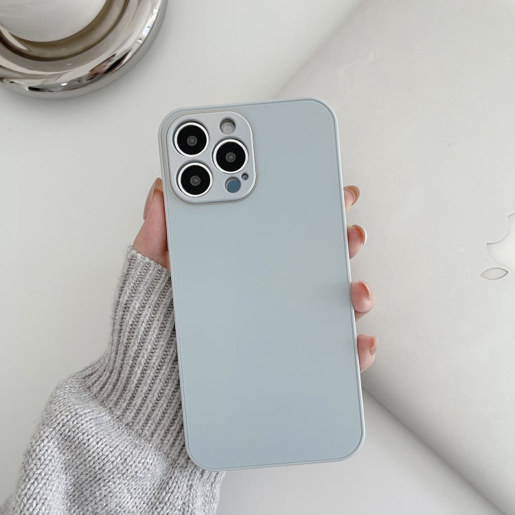 Skin Frosted Tempered Glass Phone Case, For iPhone 14, For iPhone 14 Plus