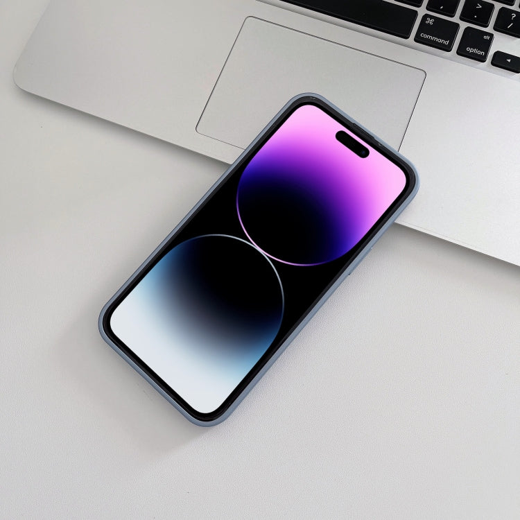 Skin Frosted Tempered Glass Phone Case, For iPhone 14, For iPhone 14 Plus