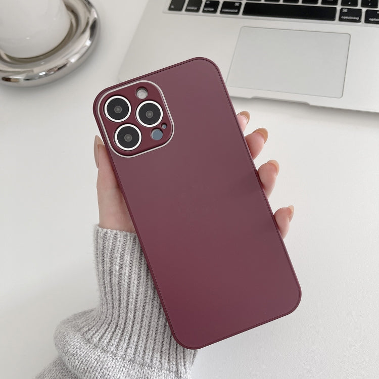Skin Frosted Tempered Glass Phone Case, For iPhone 14, For iPhone 14 Plus