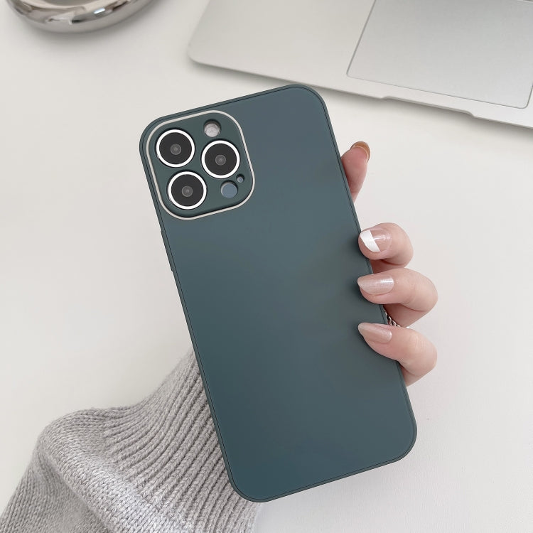 Skin Frosted Tempered Glass Phone Case, For iPhone 14, For iPhone 14 Plus