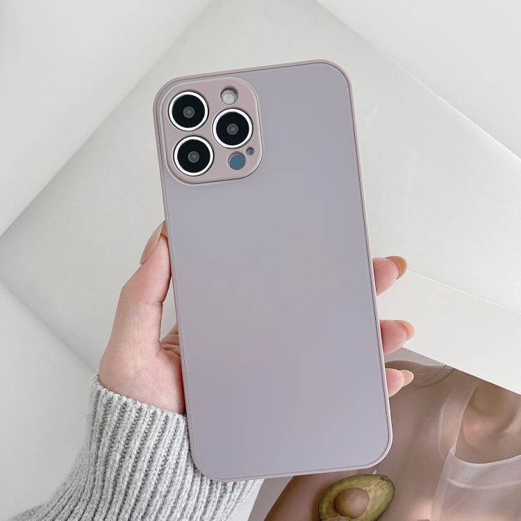 Skin Frosted Tempered Glass Phone Case, For iPhone 14, For iPhone 14 Plus