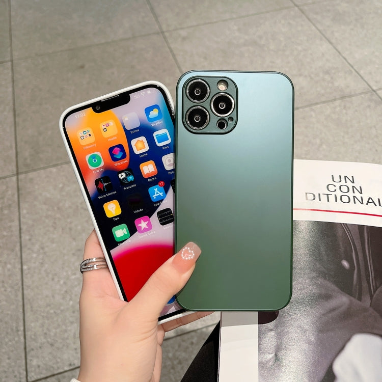 Frosted Tempered Glass Phone Case, For iPhone 13 Pro Max, For iPhone 13 Pro, For iPhone 13, For iPhone 12 Pro Max