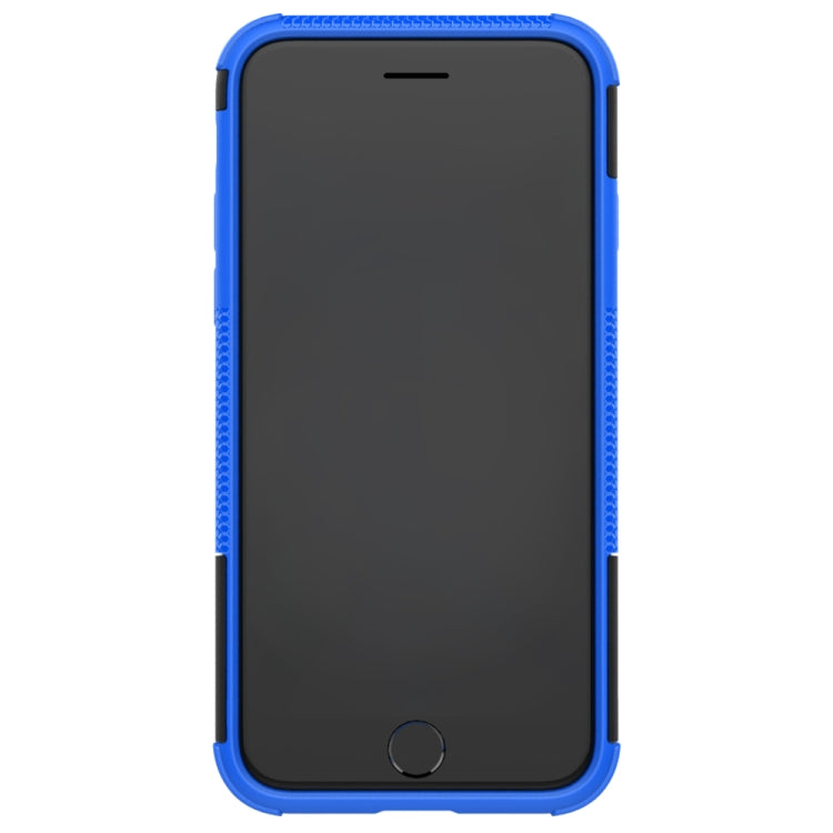 Tire Texture Shockproof TPU+PC Protective Case with Holder, For iPhone SE 2022 / SE 2020, For Sony Xperia 10 Ⅱ, For Huawei Honor Play 9A