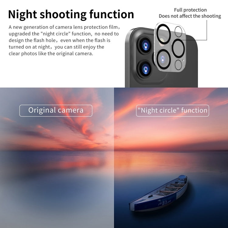 2pcs 0.26mm 9H 2.5D Tempered Glass Screen Film with 2pcs Lens Protector